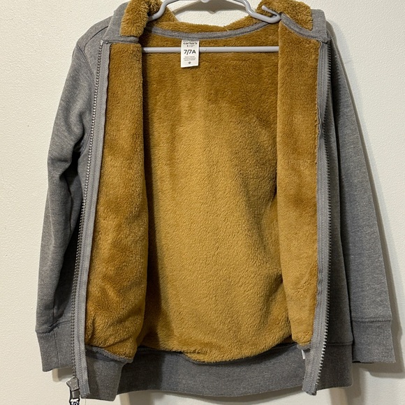 Carters Kids Zip-Up Fleece Hoodie - Picture 4 of 6